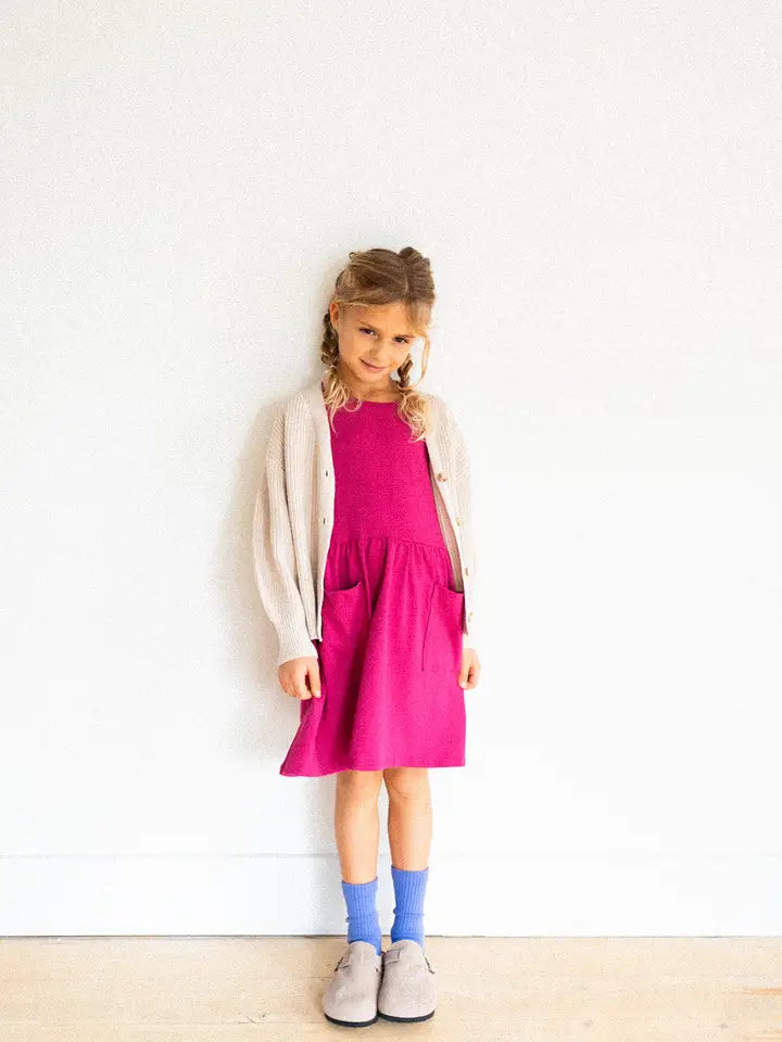 Kids Knit Button Cardigan Core