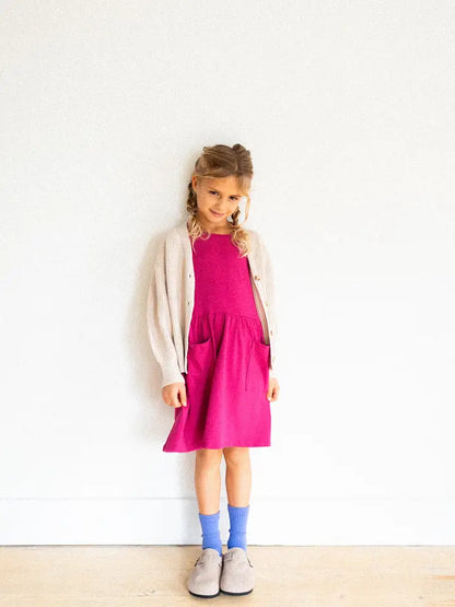 Kids Knit Button Cardigan Core