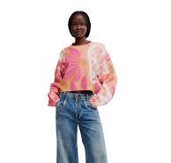Mia Pullover in Coral Kiss Combo