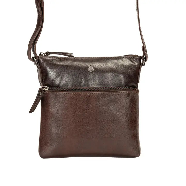 Maple Full-Grain Leather Crossbody Bag For Women