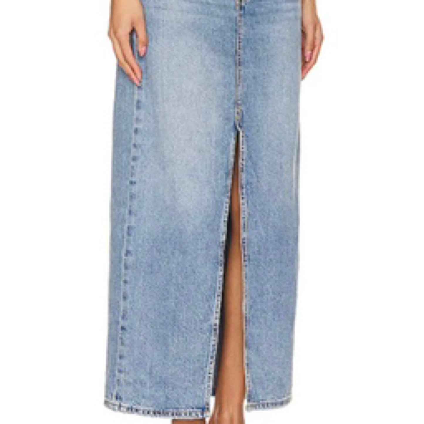 Ankle Column Skirt Please Hold