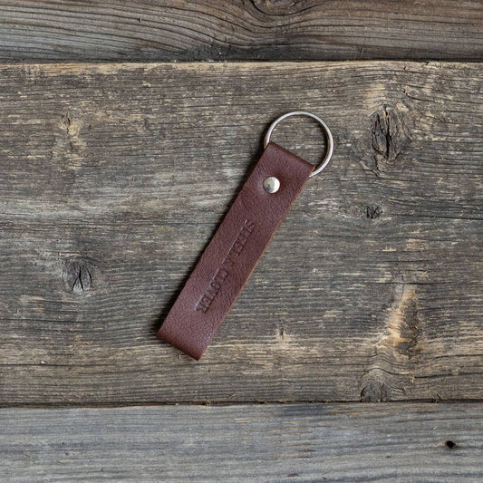 Richmond Leather Keychain: Whiskey