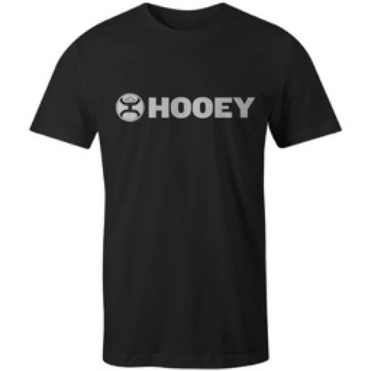 Lock­Up Youth Black Crew Neck Short Sleeve T­Shirt with  White Lock- Up Logo