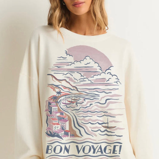Bon Voyage Sunday Sweatshirt