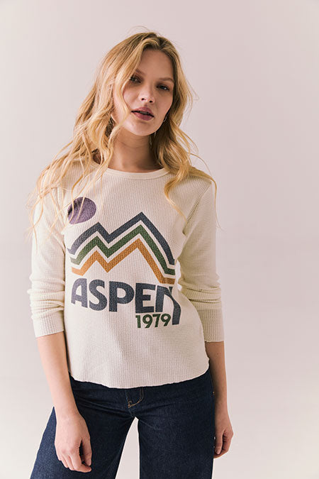 Chaser - Aspen 1979 Waffle Knit Long Sleeve