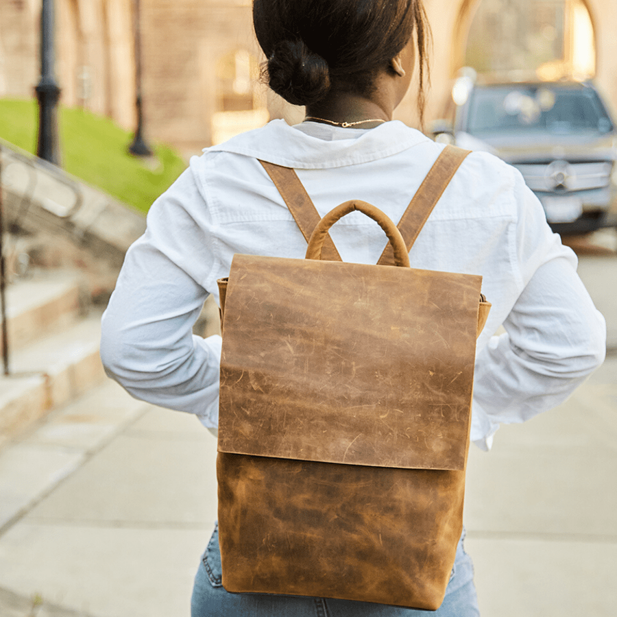 The Camino Leather Backpack