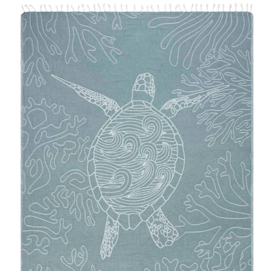 Sand Cloud Sea Turtle Reef Deep Ocean Beach Towel - 2023