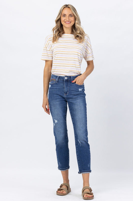 Maddy Cropped Straight Leg