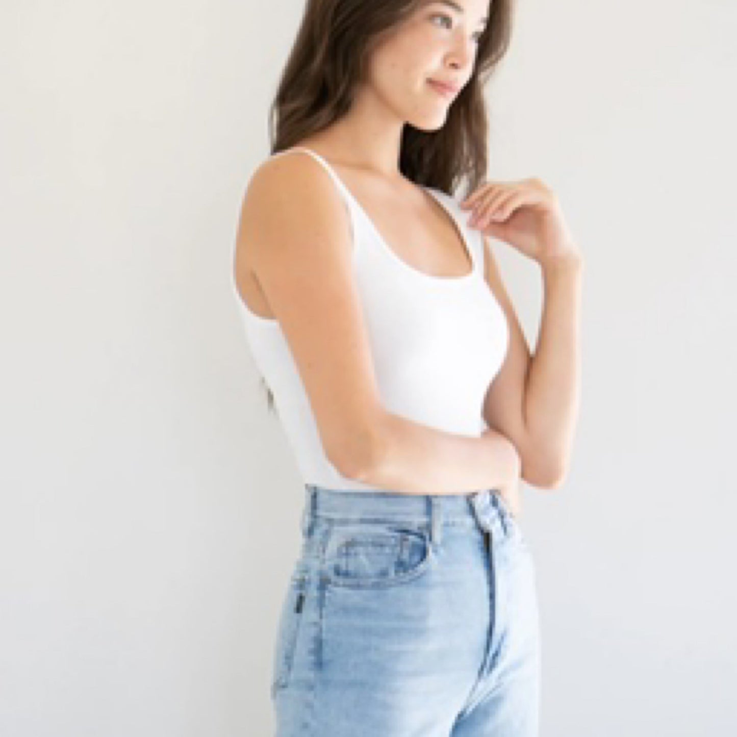 Hannah Square Neck Bodysuit
