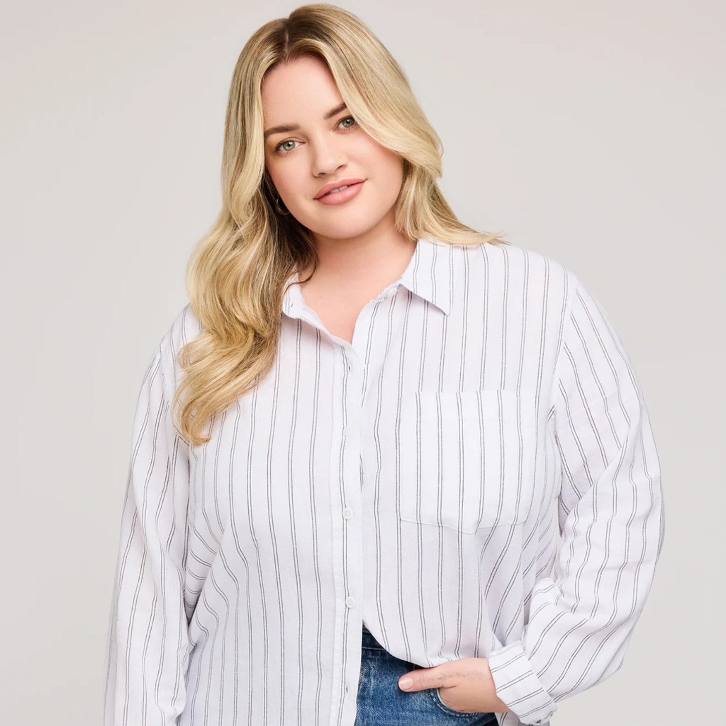 Dominique Button Down Shirt