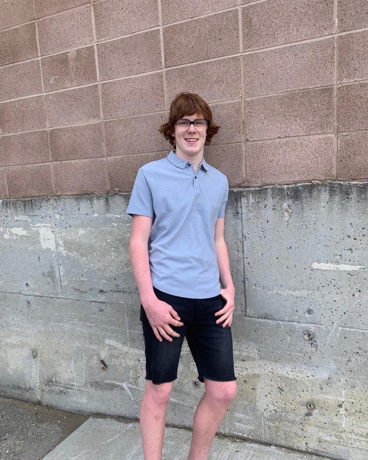 Knit Denium Shorts