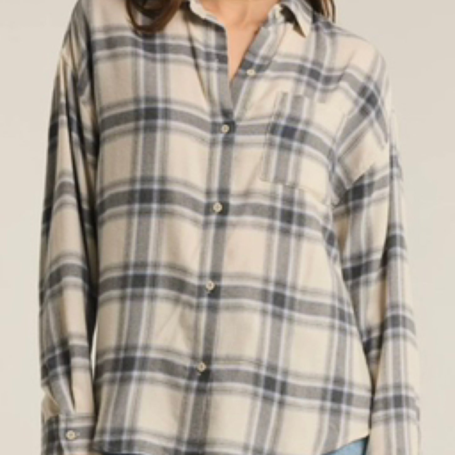 River Plaid Button up