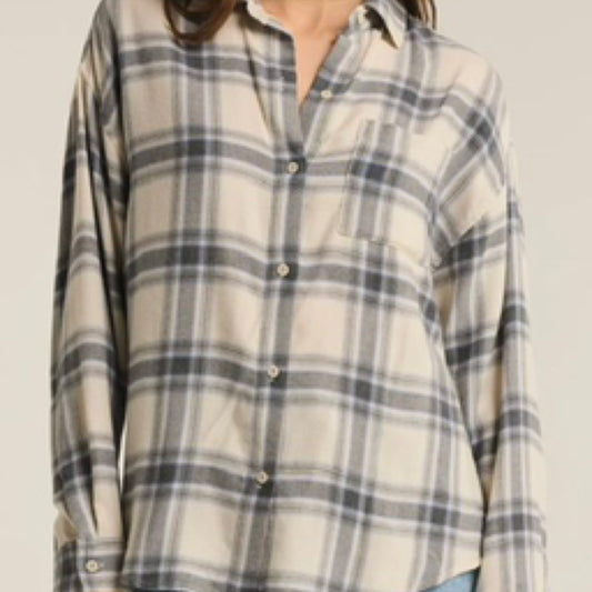 River Plaid Button up