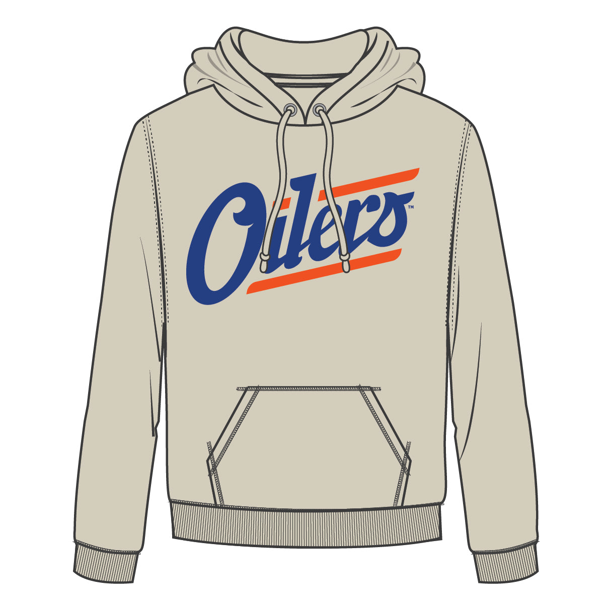 NHL-Byline '47 Hoody Oilers