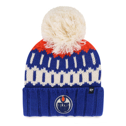 NHL-Felicity ' 47 Cuff Knit with Pom oilers