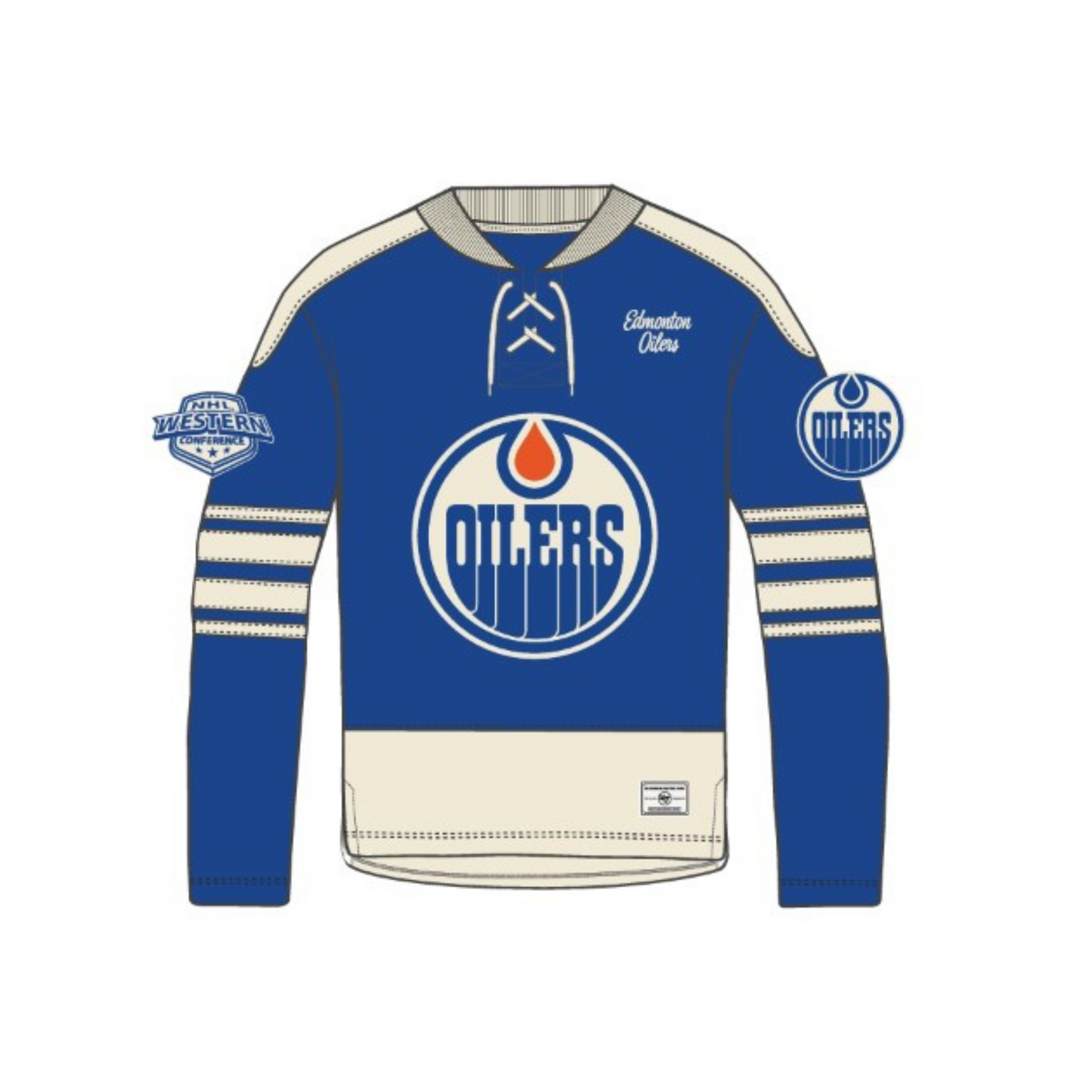NHL - Golden Age '47 Sweep Check Eternal Lacer Oilers