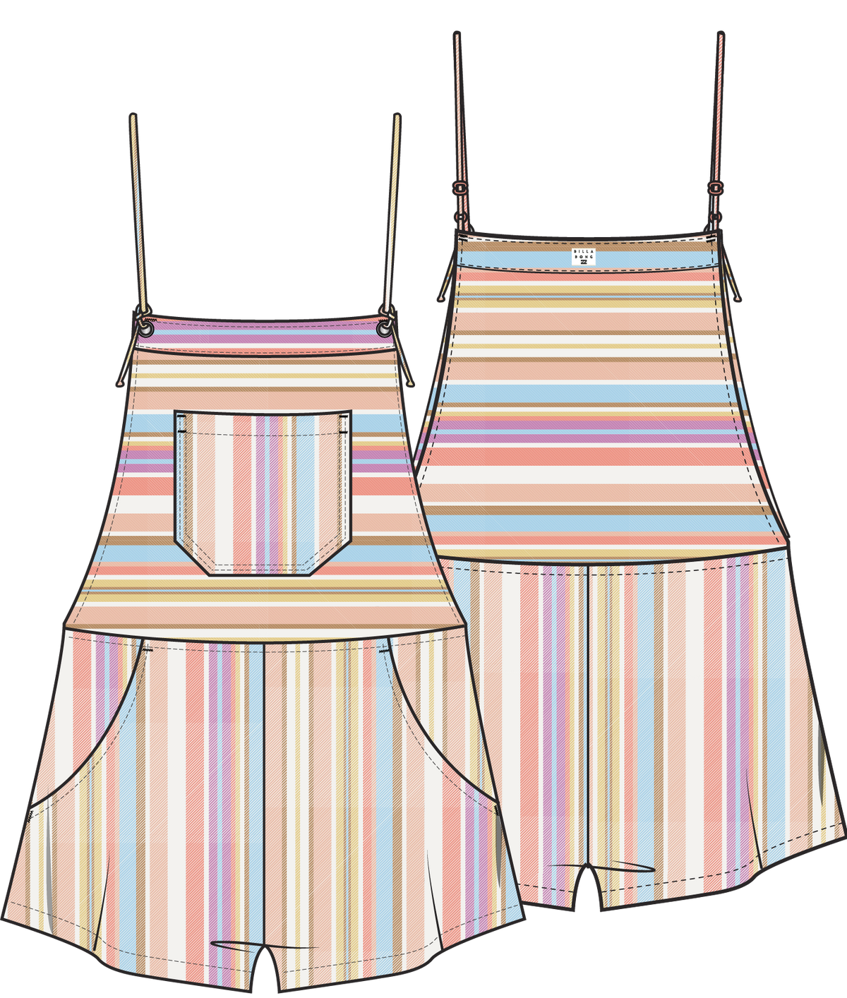 GIRLS' WAVE WATCH JR ROMPER