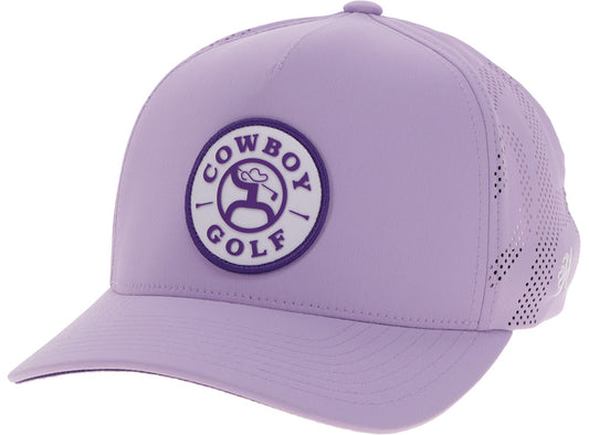 Draw, Purple 5-Panel Trucker with White / Purple Circle Patch