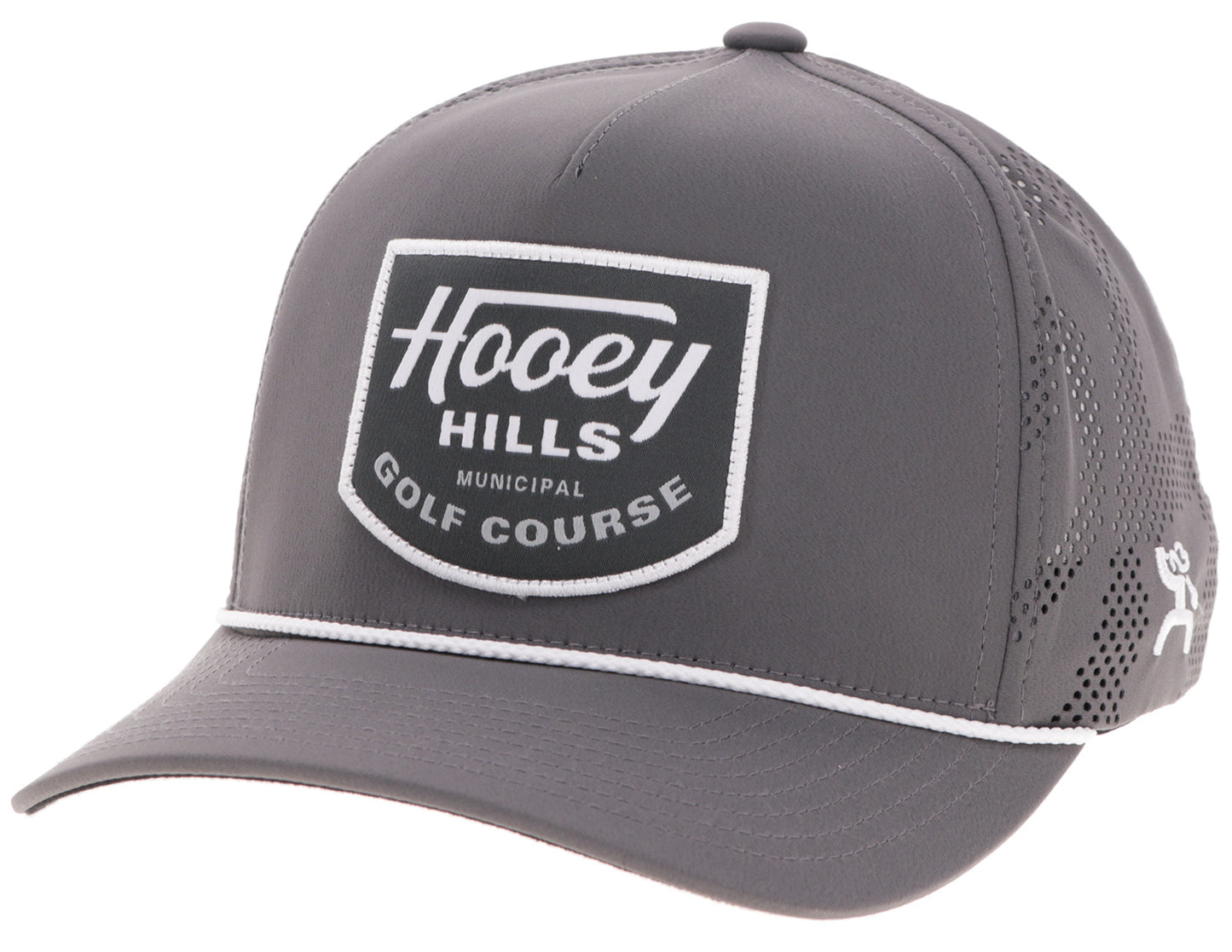 Noonan, Grey 5-Panel Trucker with Black / White Patch - OSFA