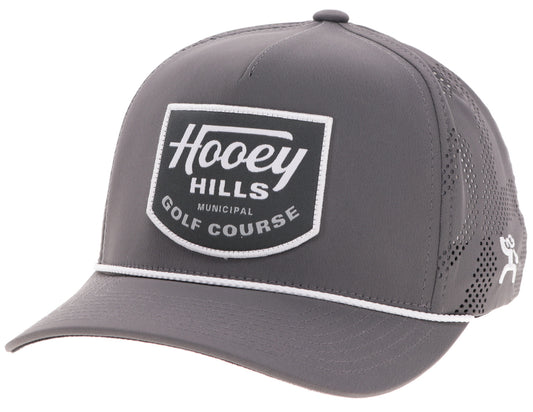 Noonan, Grey 5-Panel Trucker with Black / White Patch - OSFA